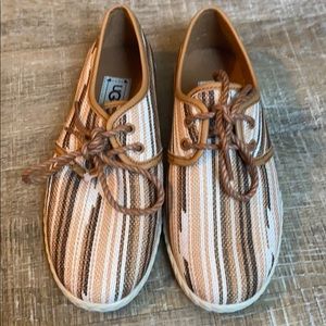 UGG juniors canvas shoes NWOT